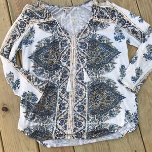 ❤️5/35$❤️ Lucky boho Brand peasant shirt
